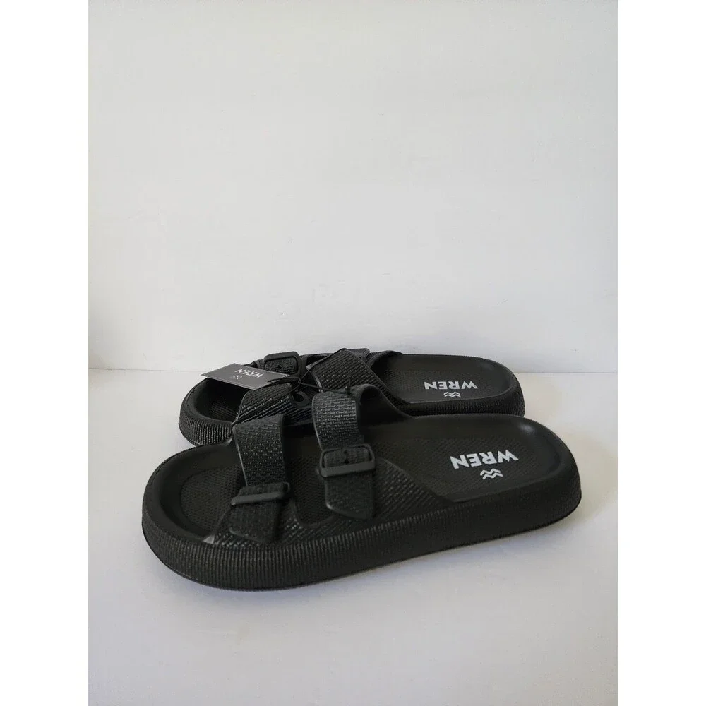 Wren Recovery Slides Black Size M 10/11 Sandals Nice!
